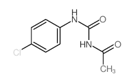 Acetamide,N-[[(4-chlorophenyl)amino]carbonyl]-结构式