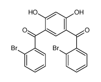 [5-(2-bromobenzoyl)-2,4-dihydroxyphenyl]-(2-bromophenyl)methanone结构式