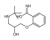 2-[3-(tert-butylamino)-2-hydroxypropoxy]benzamide结构式