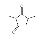 2,4-dimethylcyclopentane-1,3-dione structure