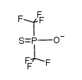 bis(trifluoromethyl)phosphinothioate Structure