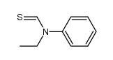 N-ethyl-N-phenylmethanethioamide Structure