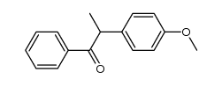 2-(4-methoxy-phenyl)-1-phenyl-propan-1-one Structure