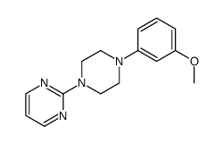 2-[4-(m-Methoxyphenyl)-1-piperazinyl]pyrimidine结构式