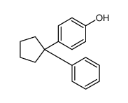 4-(1-phenylcyclopentyl)phenol Structure