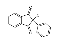 2-hydroxy-2-phenyl-2H-indene-1,3-dione结构式