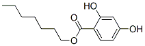 2,4-Dihydroxybenzoic acid heptyl ester结构式