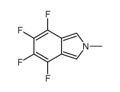 4,5,6,7-tetrafluoro-2-methylisoindole结构式