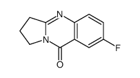 7-氟-2,3-二氢吡咯并[2,1-b]喹唑啉-9(1H)-酮结构式