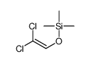 2,2-dichloroethenoxy(trimethyl)silane Structure