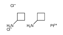 cyclobutanamine,platinum(2+),dichloride Structure