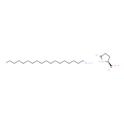 5-oxo-L-proline, compound with octadecylamine (1:1)结构式
