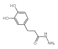 3-(3,4-二羟基苯基)丙酰肼结构式