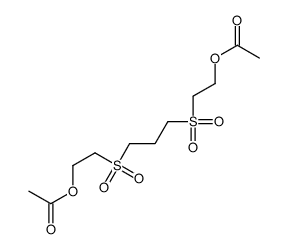 2-[3-(2-acetyloxyethylsulfonyl)propylsulfonyl]ethyl acetate结构式