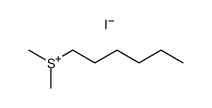 hexyldimethylsulfonium iodide Structure
