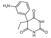 5-(3-amino-phenyl)-5-ethyl-pyrimidine-2,4,6-trione结构式