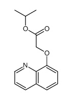 propan-2-yl 2-quinolin-8-yloxyacetate Structure