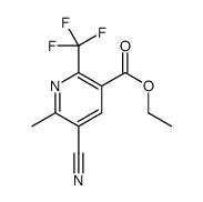 ETHYL 5-CYANO-6-METHYL-2-(TRIFLUOROMETHYL)NICOTINATE结构式