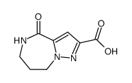 4-oxo-5,6,7,8-tetrahydro-4H-pyrazolo[1,5-a][1,4]diazepine-2-carboxylic acid Structure