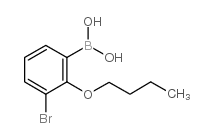 3-Bromo-2-butoxyphenylboronic acid(contains varying amounts of Anhydride) structure