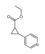 ethyl 2-pyridin-4-ylcyclopropane-1-carboxylate Structure