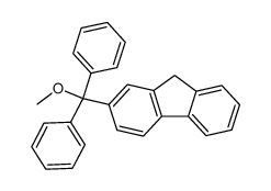 (fluoren-2-yl-diphenyl-methyl)-methyl ether Structure