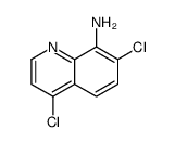 4,7-dichloroquinolin-8-amine structure