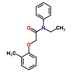 N-Ethyl-2-(2-methylphenoxy)-N-phenylacetamide Structure