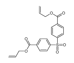 prop-2-enyl 4-(4-prop-2-enoxycarbonylphenyl)sulfonylbenzoate结构式