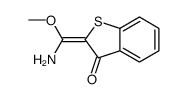 (2Z)-2-[amino(methoxy)methylidene]-1-benzothiophen-3-one Structure