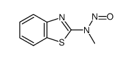 2-Benzothiazolamine,N-methyl-N-nitroso-(9CI) Structure