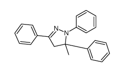 5-methyl-1,3,5-triphenyl-4H-pyrazole Structure