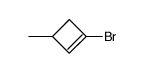 Cyclobutene, 1-bromo-3-methyl- (9CI)结构式