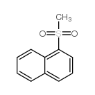 1-甲烷磺酰基萘结构式