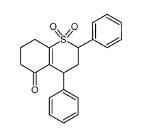 2,4-Diphenyl-5-oxo-1-thiabicyclo<4.4.0>dec-9-en-1,1-dioxid Structure