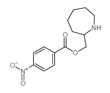 azepan-2-ylmethyl 4-nitrobenzoate structure