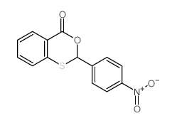 4H-3,1-Benzoxathiin-4-one,2-(4-nitrophenyl)- structure