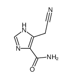 1H-Imidazole-4-carboxamide,5-(cyanomethyl)-(9CI)结构式
