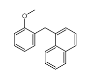 1-[(2-methoxyphenyl)methyl]naphthalene结构式
