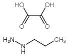Propylhydrazine oxalate salt Structure