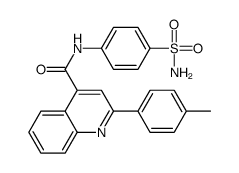 2-(4-methylphenyl)-N-(4-sulfamoylphenyl)quinoline-4-carboxamide Structure