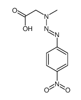 2-[methyl-[(4-nitrophenyl)diazenyl]amino]acetic acid Structure