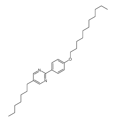 5-heptyl-2-(4-undecoxyphenyl)pyrimidine Structure