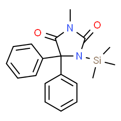 3-Methyl-5,5-diphenyl-1-(trimethylsilyl)-2,4-imidazolidinedione picture