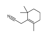 2,6,6-trimethyl-1-cyclohexene-1-acetonitrile结构式