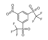 1-nitro-3,5-bis(trifluoromethylsulfonyl)benzene Structure