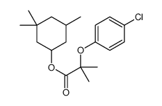 (3,3,5-trimethylcyclohexyl) 2-(4-chlorophenoxy)-2-methylpropanoate Structure