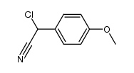 α-Chloro-α-(4-methoxyphenyl)acetonitrile Structure
