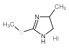 4-METHYL-2-(METHYLTHIO)-4,5-DIHYDRO-1H-IMIDAZOLEHYDROIODIDE structure