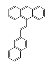 trans-1-(2-naphthyl)-2-(9-anthryl)ethene Structure